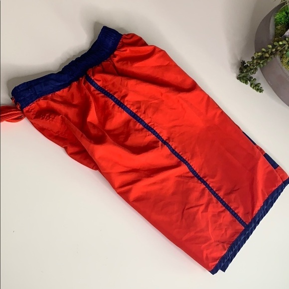 Smith’s American Boy Swim Trucks red and blue navy boy size large board shorts - Picture 7 of 7